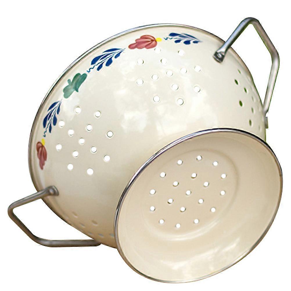 Fruit Storage Dish 2Pcs Rectangular Decorative Tray For Home Use With Drain Hole In Multi Color