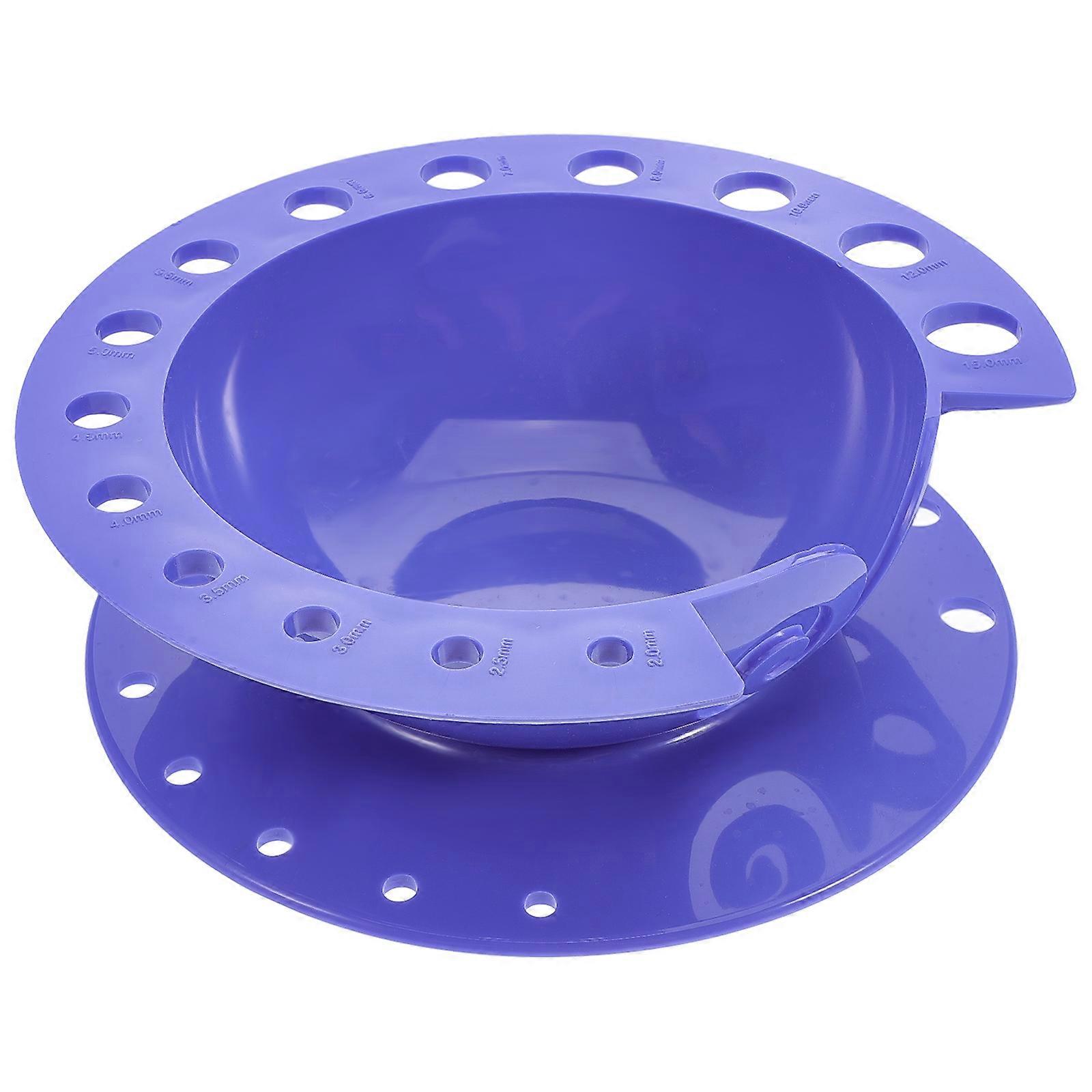 Creative Crochet Yarn Holder Blue Storage Bowl for Yarn 2Pcs