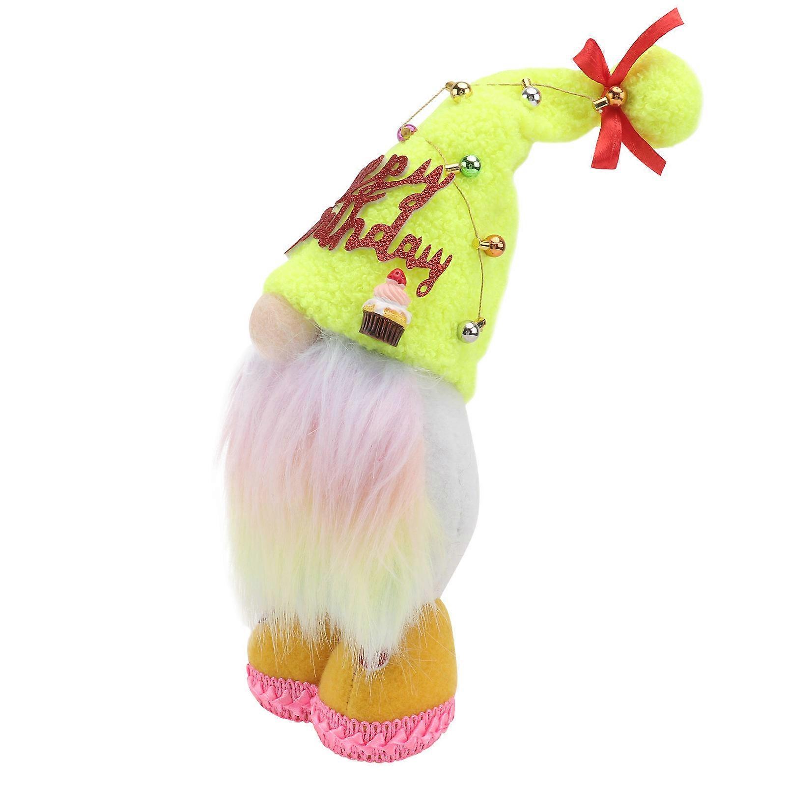 Faceless Gnome Doll Ornament for Desktop Decoration 2Pcs