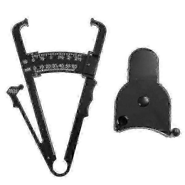 Health Measuring Tools Set: Body Fat Caliper & Waist Tape Measure