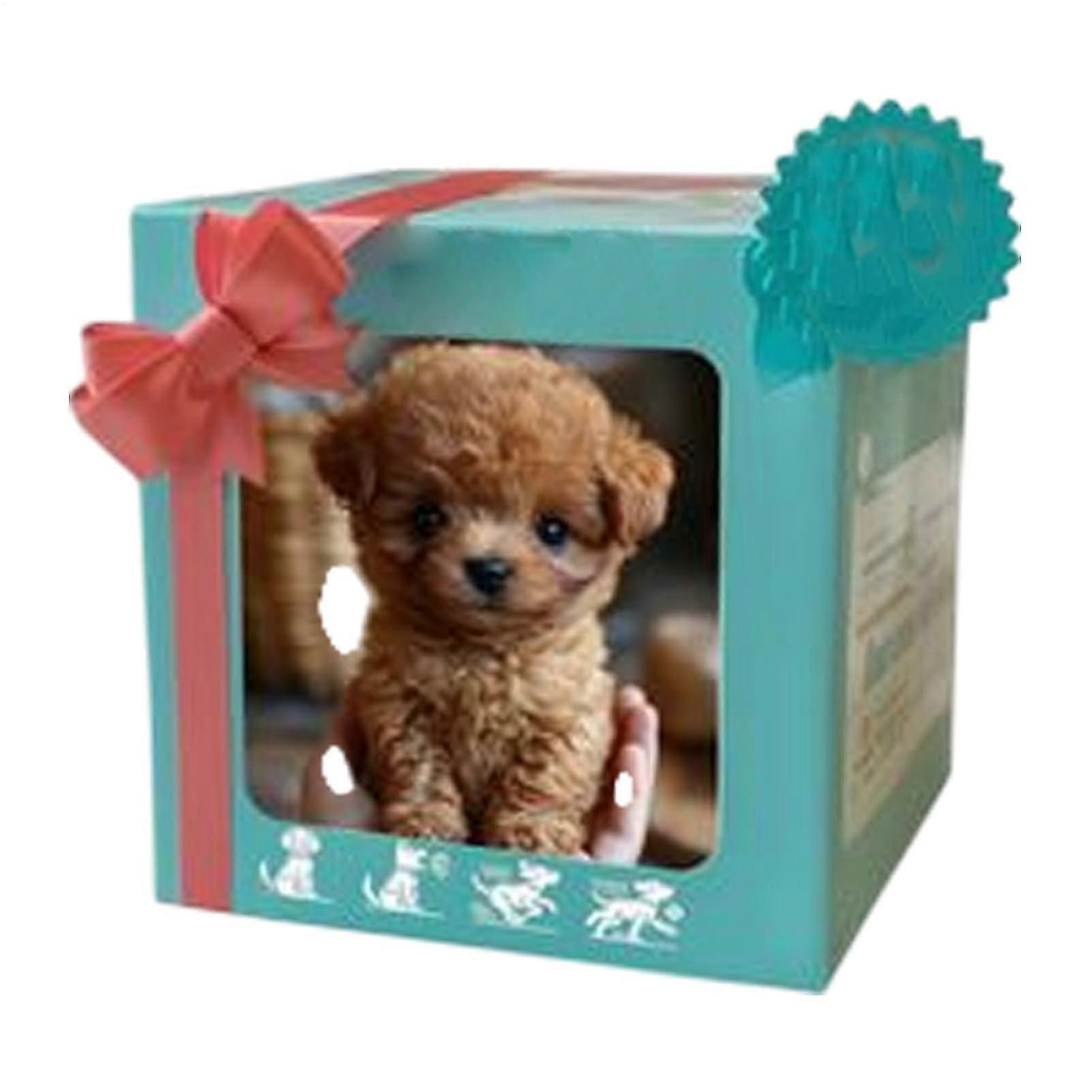 Interactive robotic dog with tail wag and barking sounds