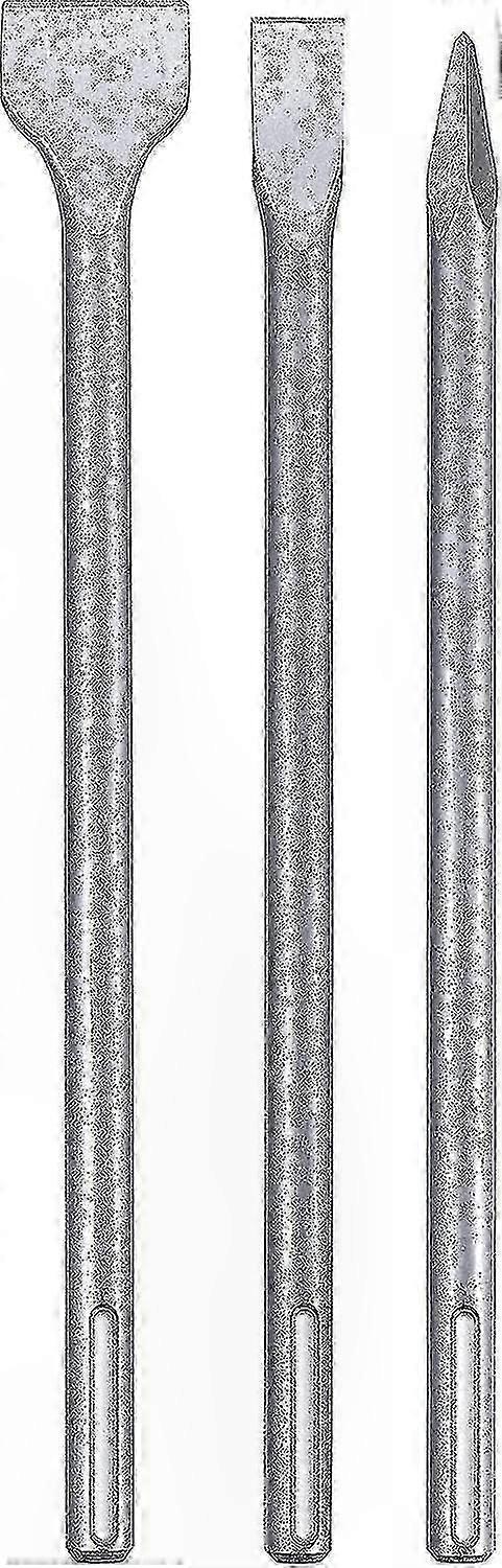 3-Piece SDS-Max Chisel Set for SDS-Max Chuck Drills