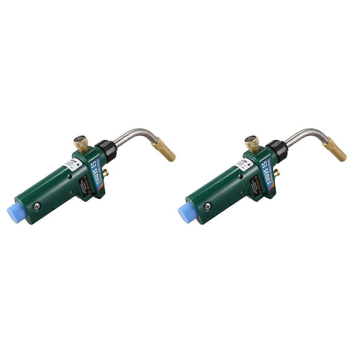 2X Braze Welding Torch Mapp Propane Gas Torch Self Ignition W Trigger Style Cga600 Heating Solder Bu