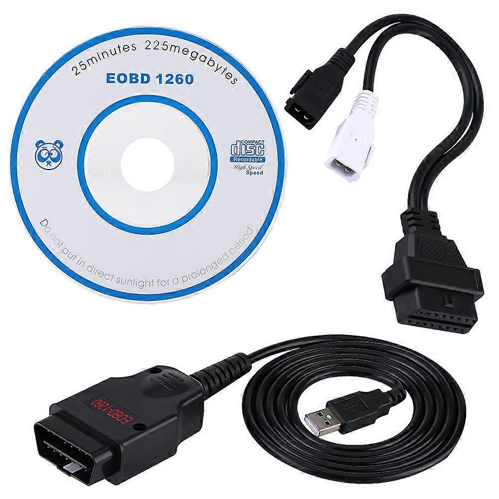 EOBD OBD2 OBDII 1260 ECU Chip Tuning Interface Car Program Diagnostic Cable