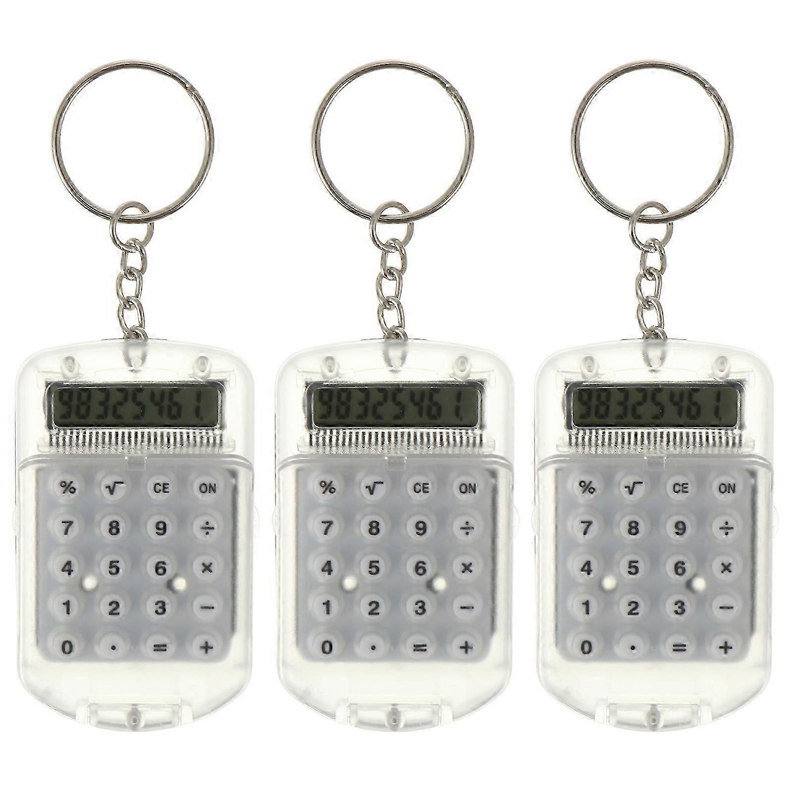 mini small pocket electronic calculator keychains