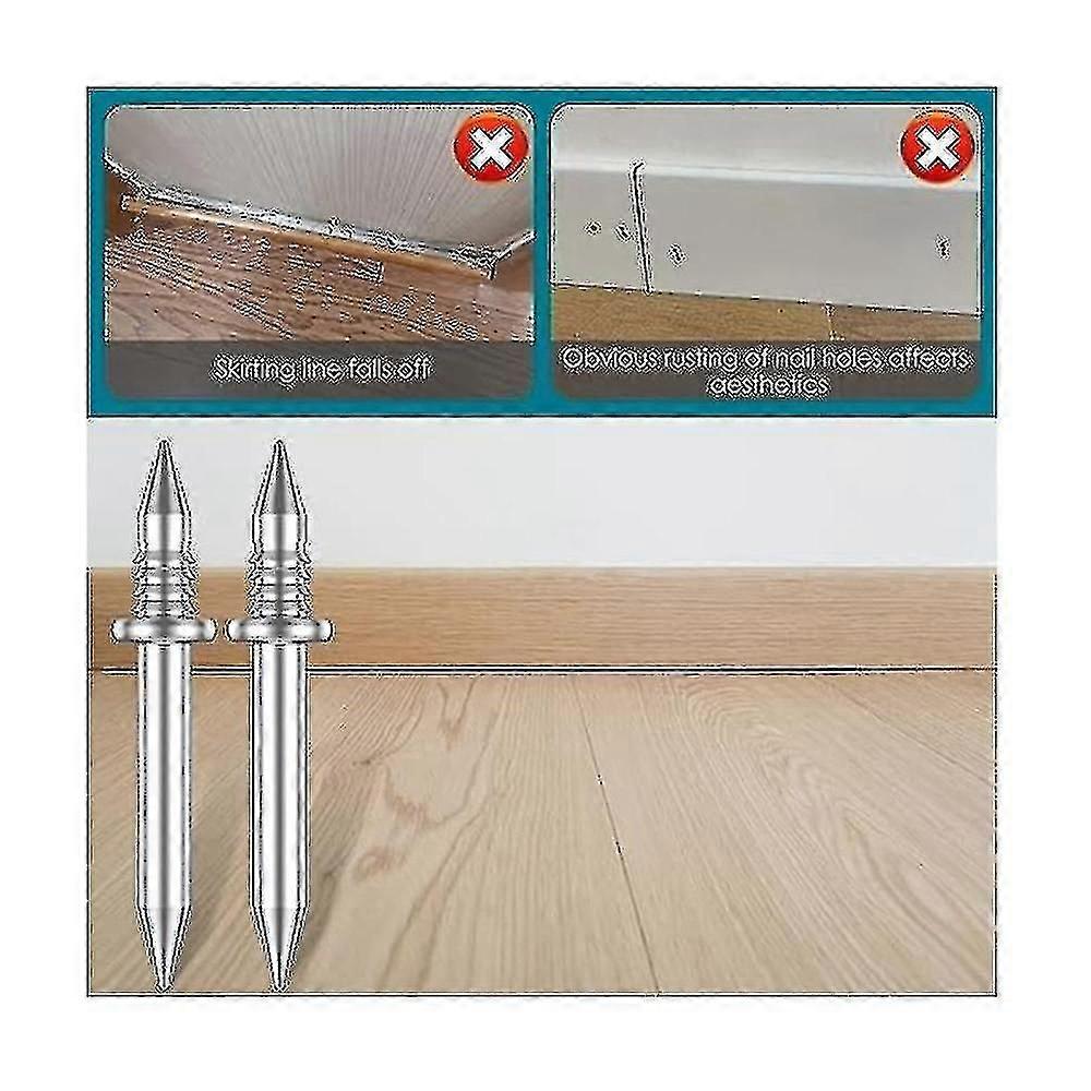 no trace skirting screws set 200 pcs double-head