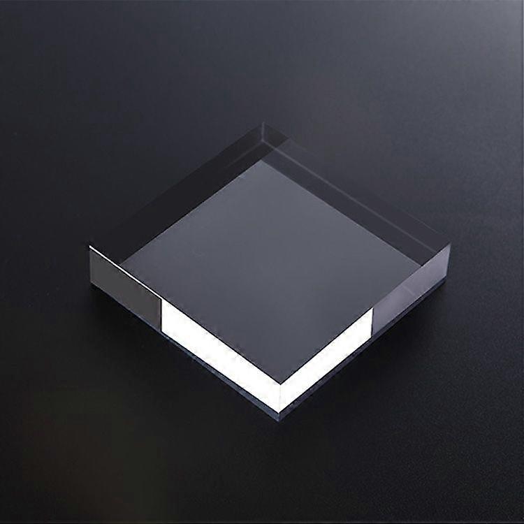 2 PCS Square 8x8x1.5cm Acrylic Geometric Photo Props 2 PCS Square 8x8x1.5cm