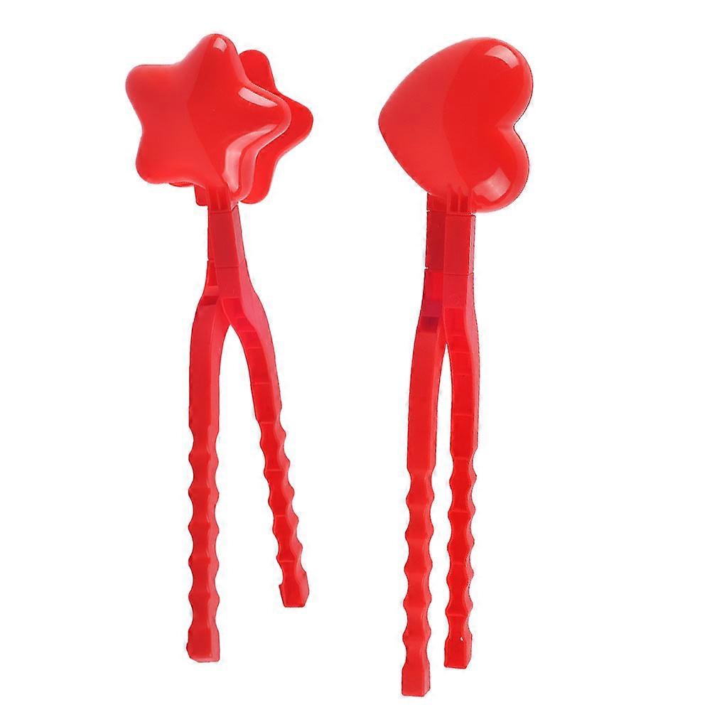 Making Tools Clamp for Winter Outdoor Use 4Pcs Red Snow Toys