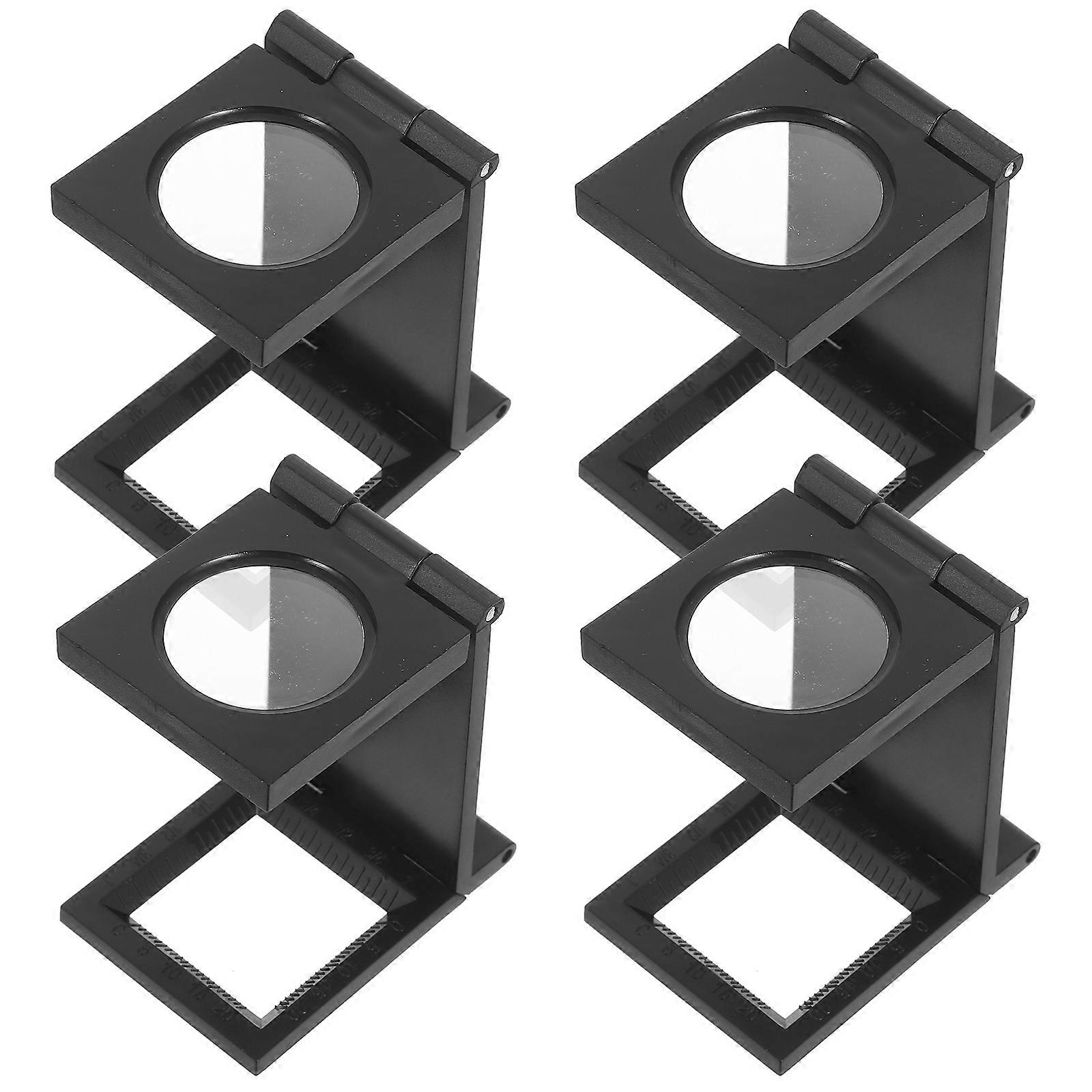 Portable Folding Loupe Magnifier for Tailoring with Scale 12 Pieces