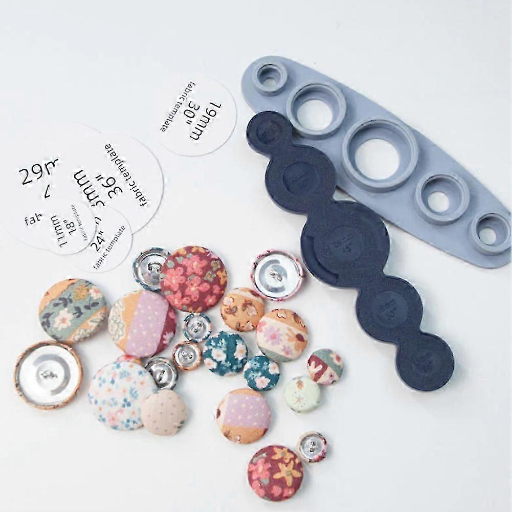 Universal Self-Cover Button-Making Tools Set Clothing Button Mold for Decorating Pillows
