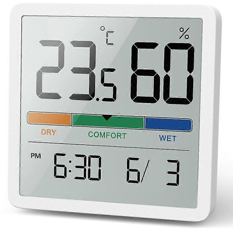 Hygrometer Thermometer damp;x27;indoor, Digital Desktop Thermometer with