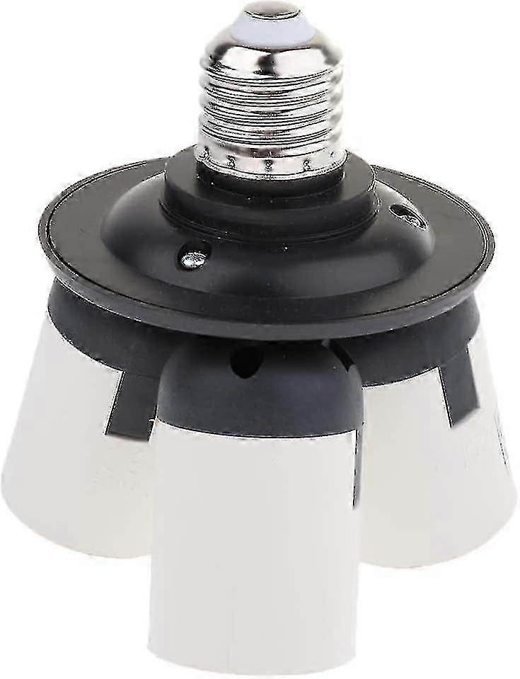 1 Til 3 E27 Base Lampeholder Socket Splitter 4 In 1 Socket Converter