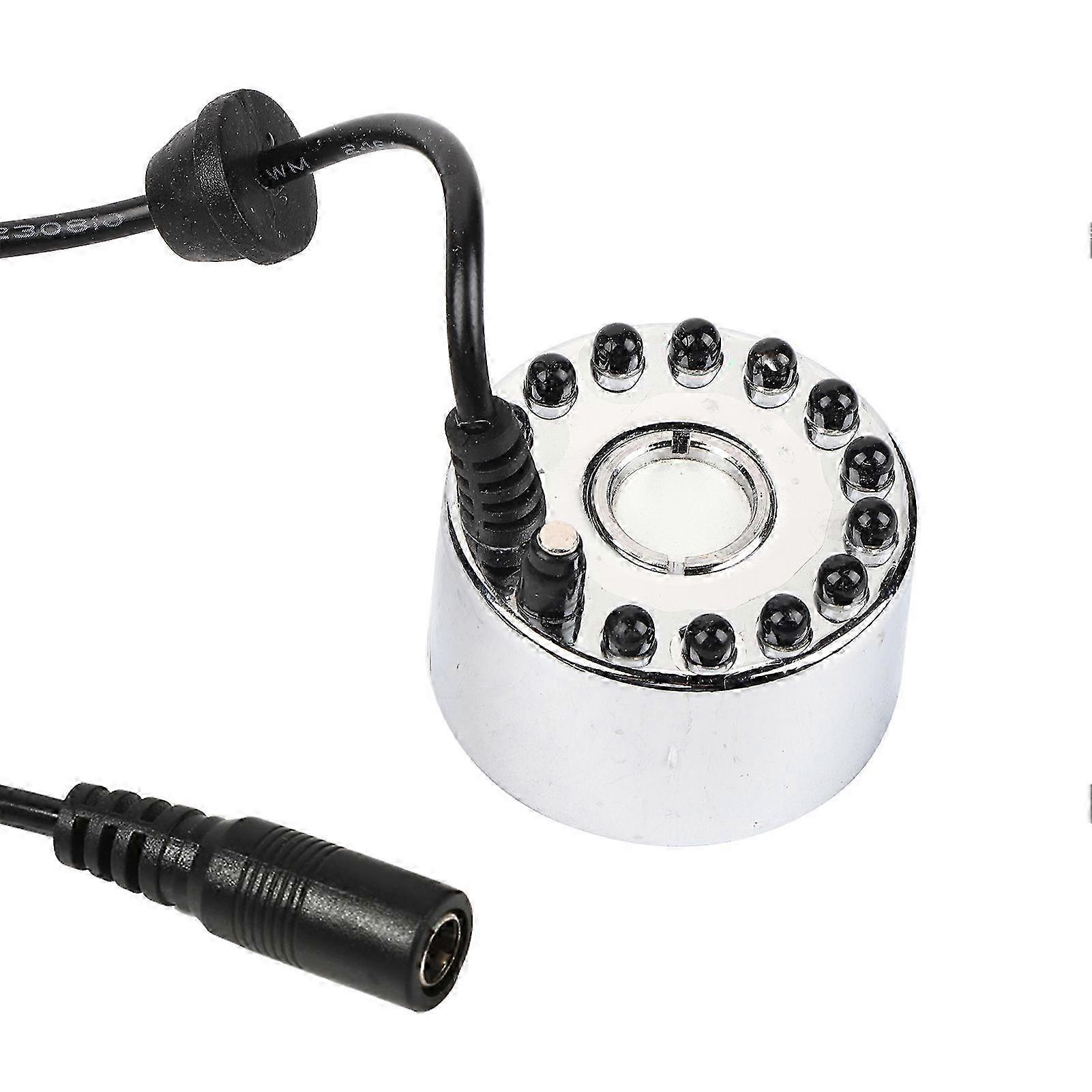 25-26 24V Color Changing Ultrasonic Mist Maker Water Fountain Atomizer Air Humidifier without Adapter