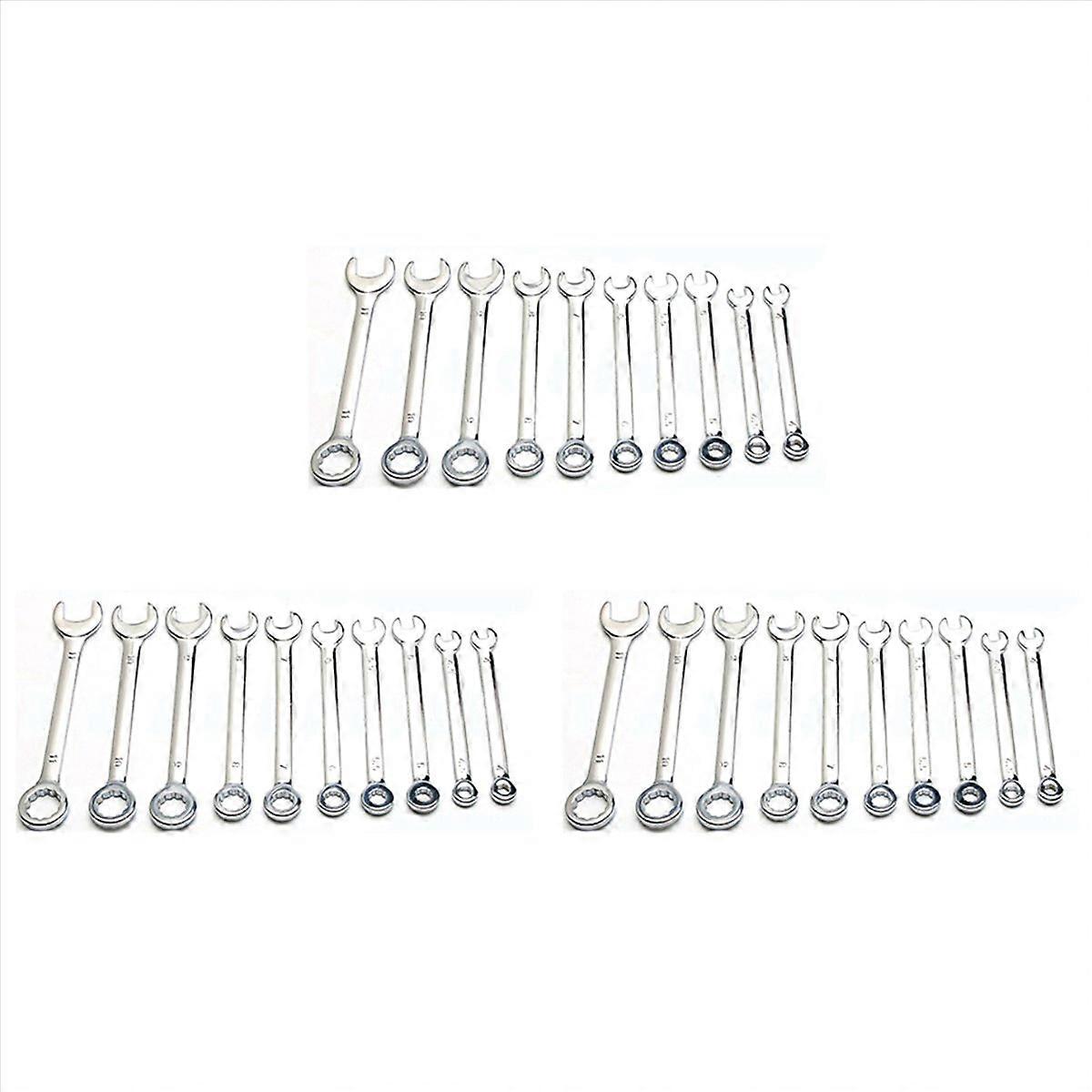 10Pcs Mini Wrench Dual Heads Offset Ring Combination 4-11mm