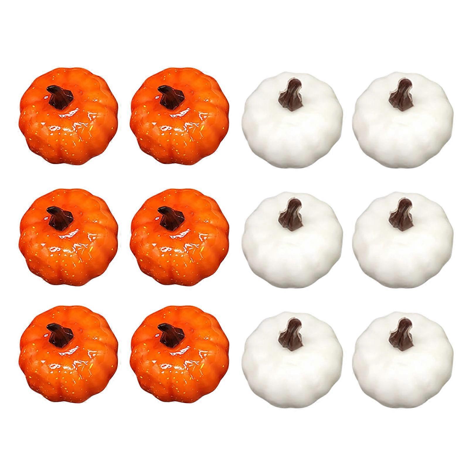 Artificial Pumpkins Mini Foam for and Thanksgiving Decorative