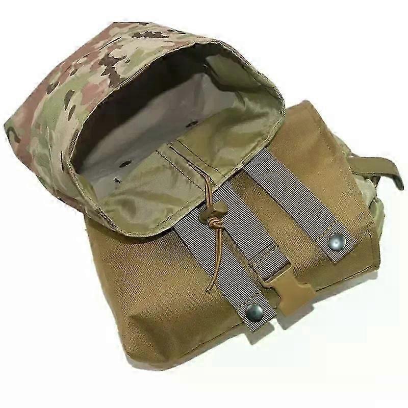 Folding Molle Tactical Magazine Dump Drop Pouch Hunting Airsoft Ammo EDC Tool Bag Foldable Utility Recovery Mag Pack
