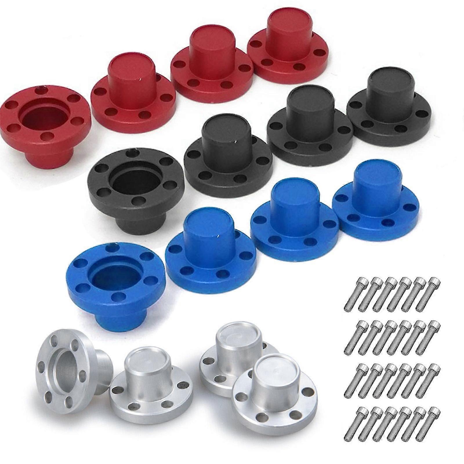 4x 1.9" Wheel Center Hub Caps For Rc 1/10 Scx10 Trx-4 D 90 Beadlock Rims Crawler
