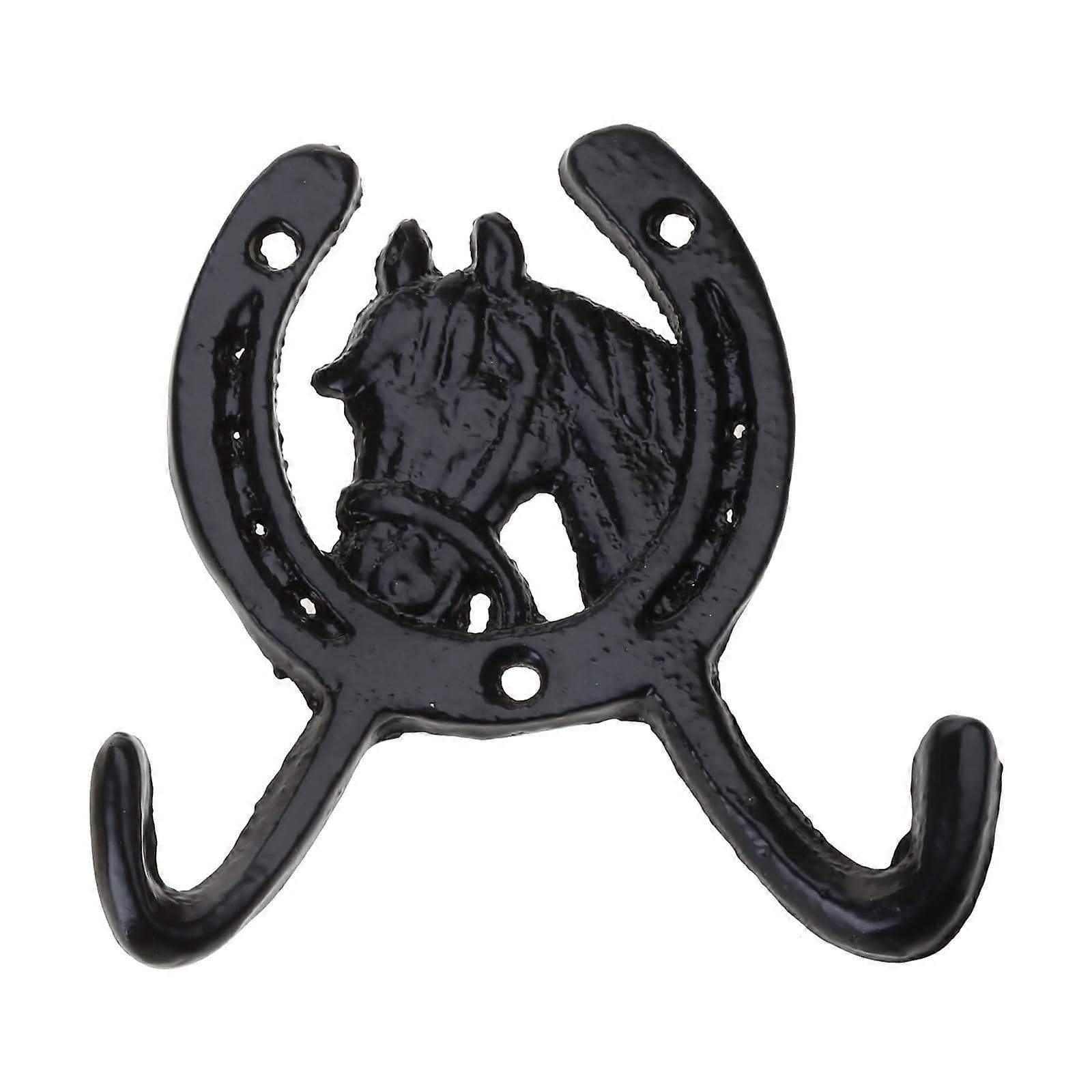 Horseshoe Wall Hook Elegant Decorative For Hanging Clothes And Items 1 Piece