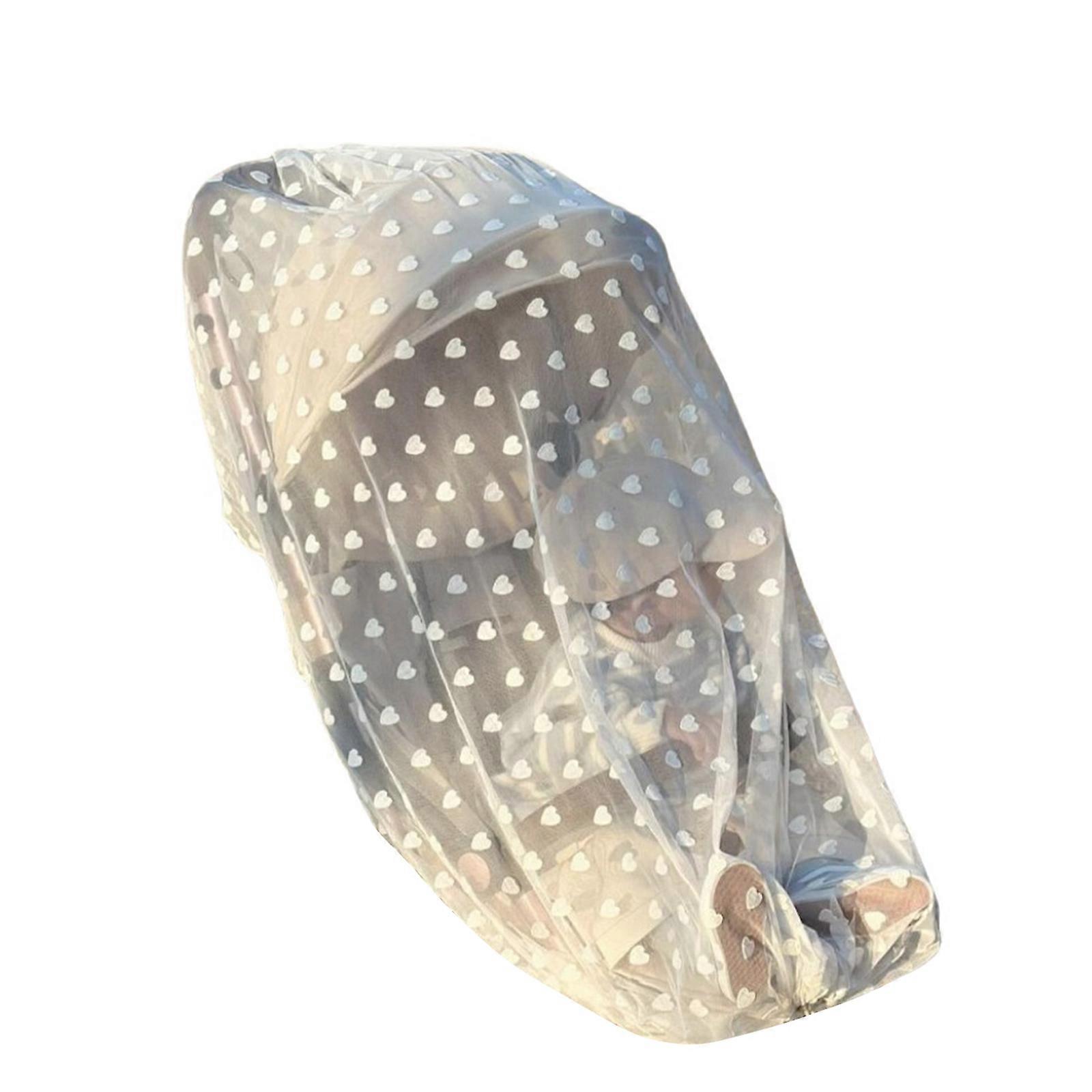 Baby Strollers Fly Net Full Coverage Pram Protective Cover Case Soft Breathable And Shading Protectors Sleeve Multicolor