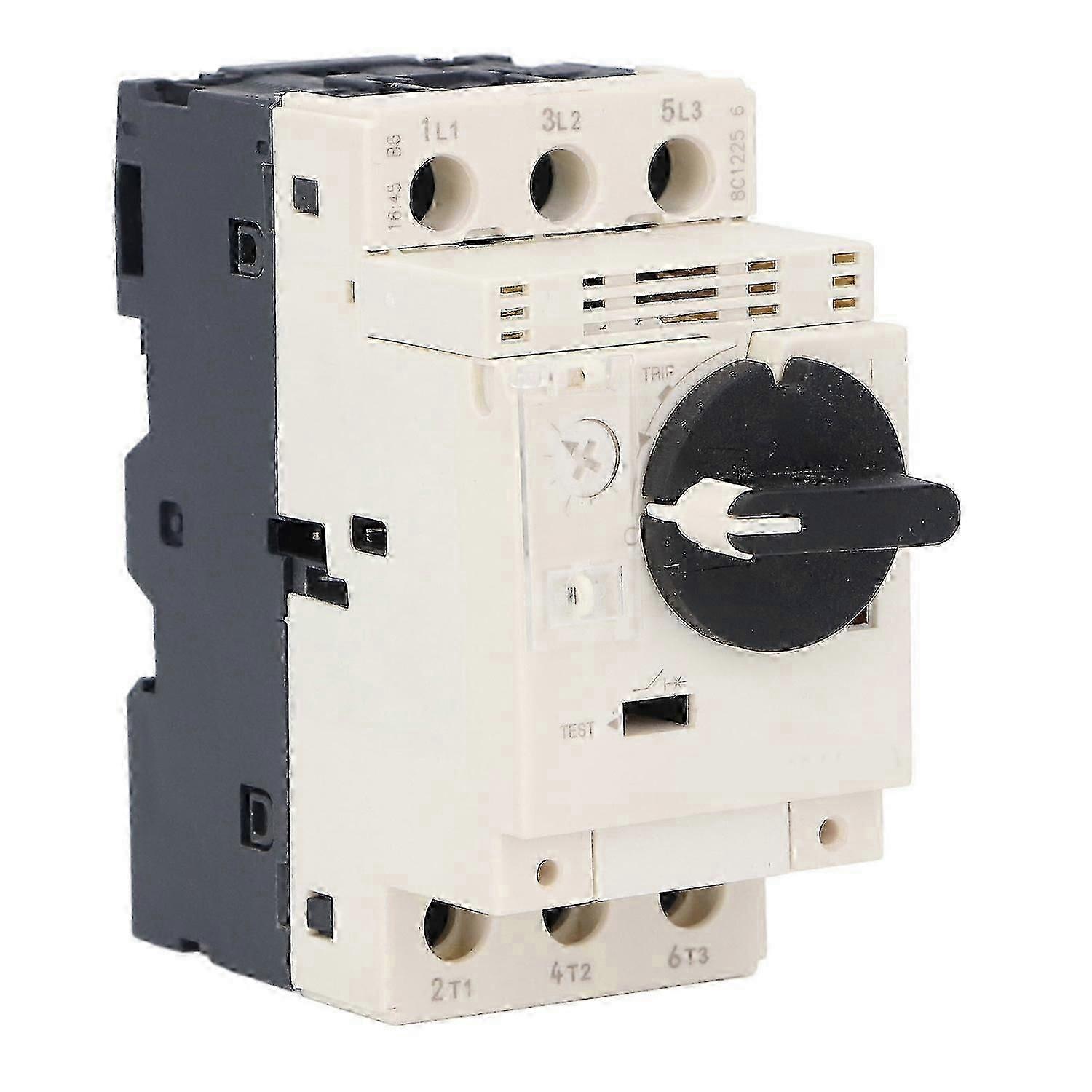 46.3A Motor Protection Circuit Breaker with Knob-Type Thermomagnetic Switch for Rail Mounting