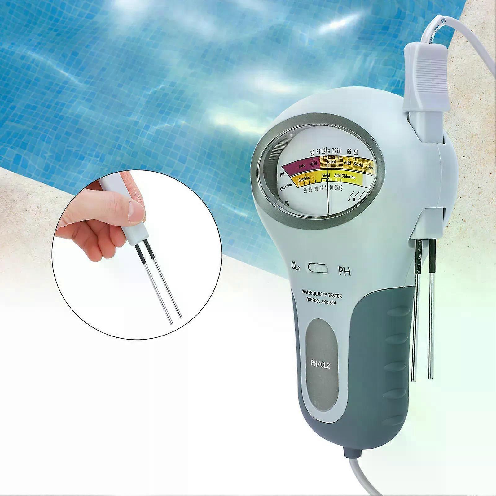 Chlorine Tester Pool Chlorine Tester PC102 CL2 Chlorine &amp Tester Swimming Pool Spa Water Quality Analyzer with Probe