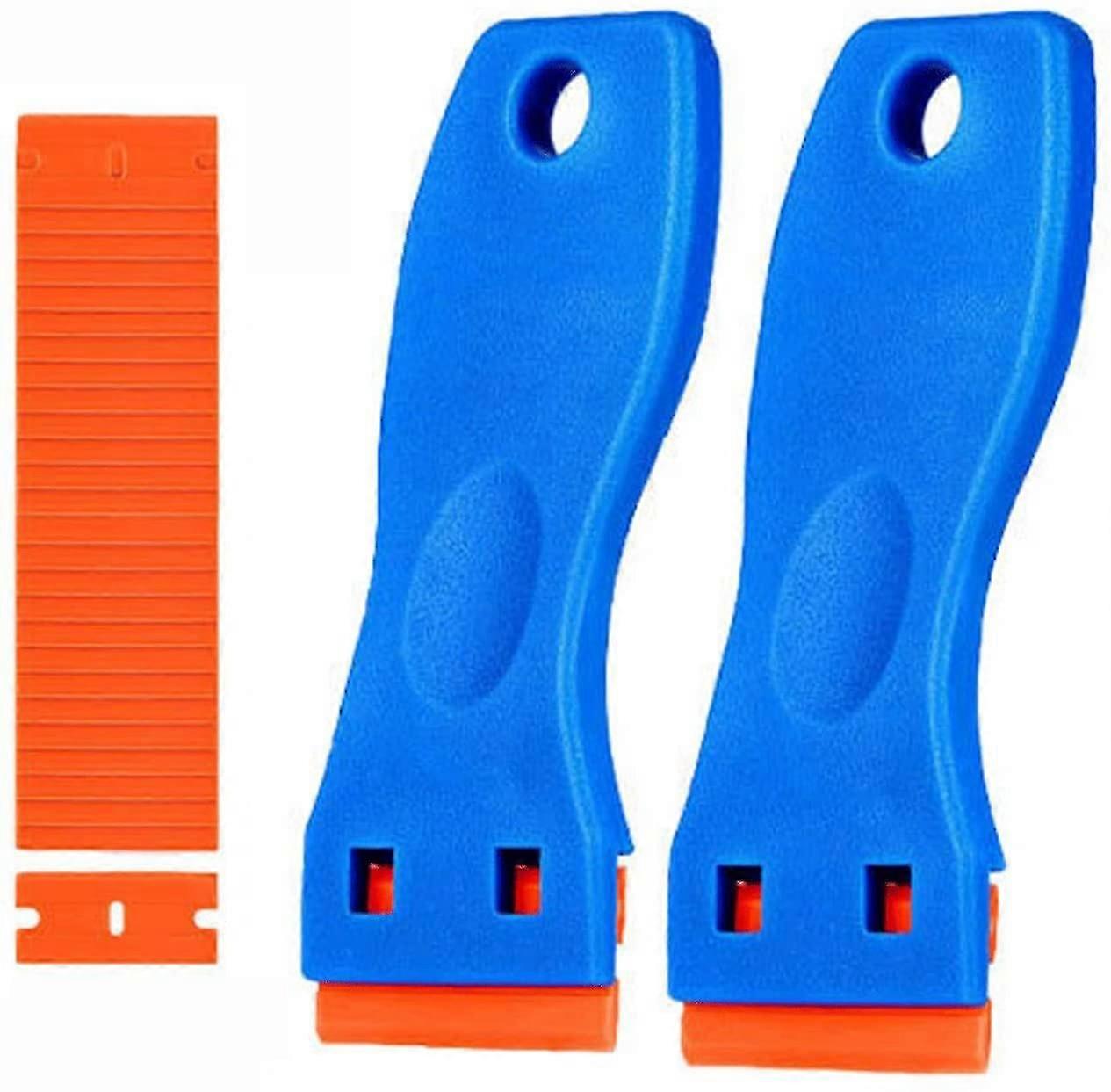 Plastic Scraper With Plastic Blades, Not Damage Removing Glues, Decals1pcs-blue