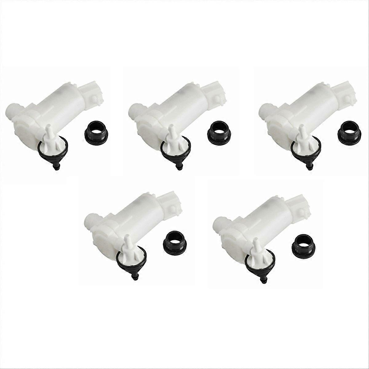 5Pcs Front and Rear Wiper Windshield Washer Pump 8260A217 for 2011-2018