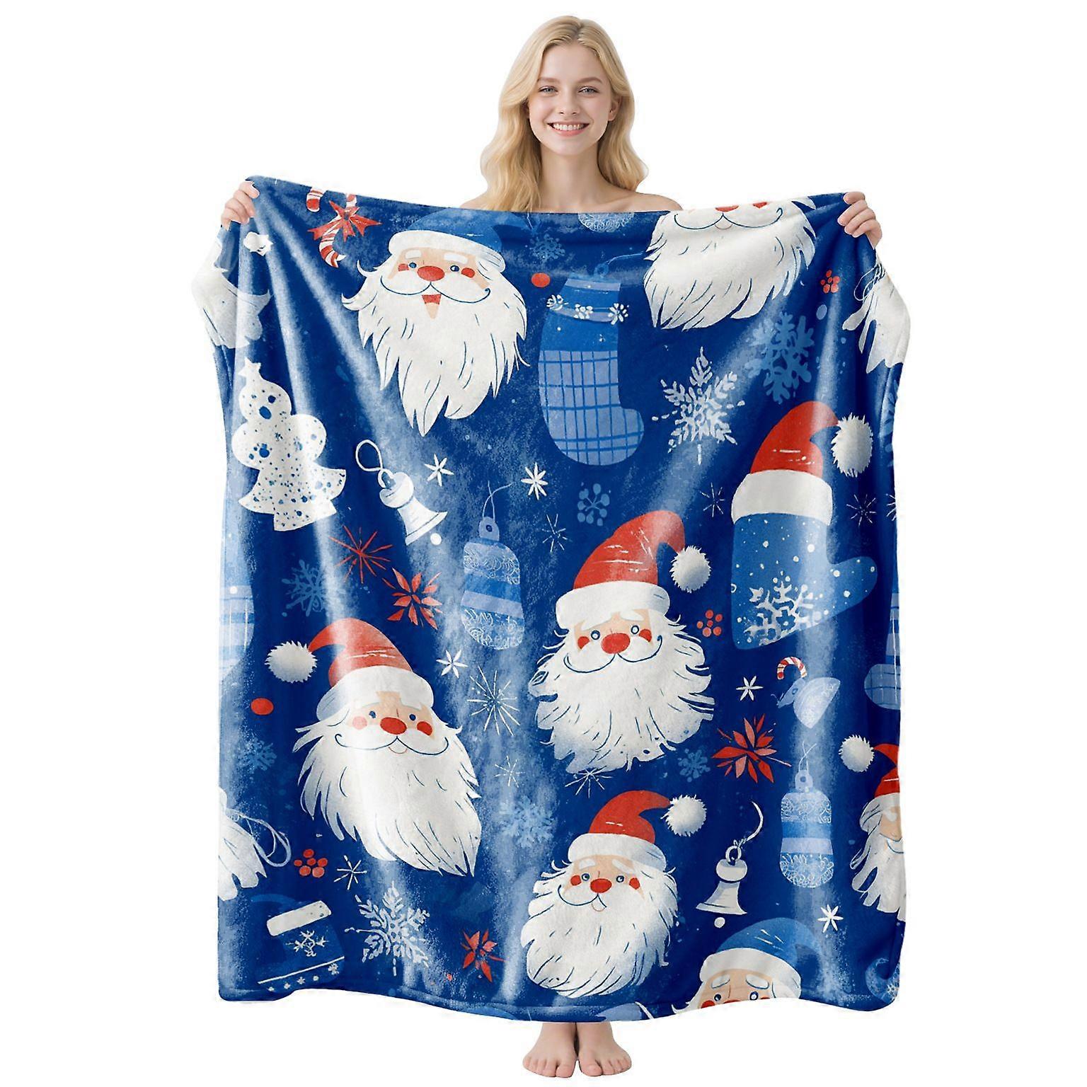 Christmas-Themed Flannel Blankets   Based -130*150