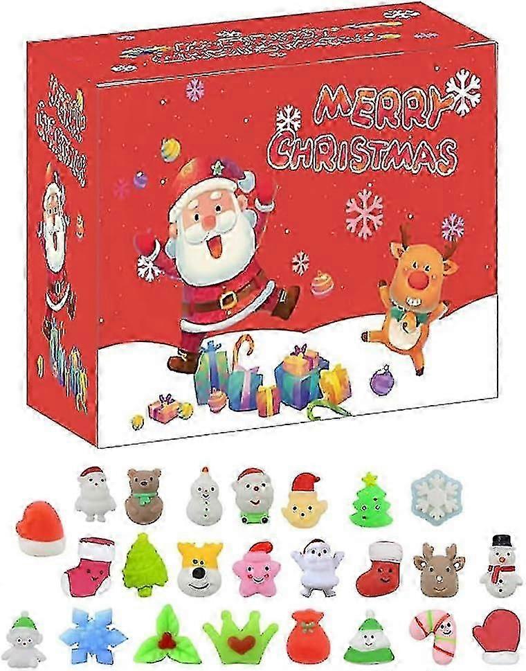 2025 24 Days Countdown Calendar - 24 Grids Advent Calendar Toys Blind Box Holiday Party Favors