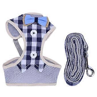 Polyester Ademend Mesh Vest stijl Huisdier Borst Riem Harnas Trekken Tractie Leiband Touw voor Katten (M 