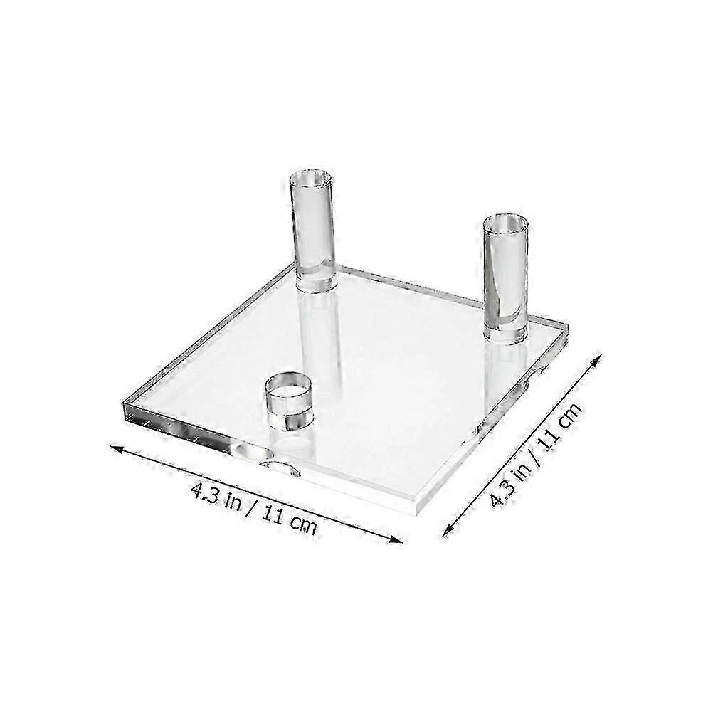 Clear Display Stand Minerals Gemstones Display Holder Specimens Support Base