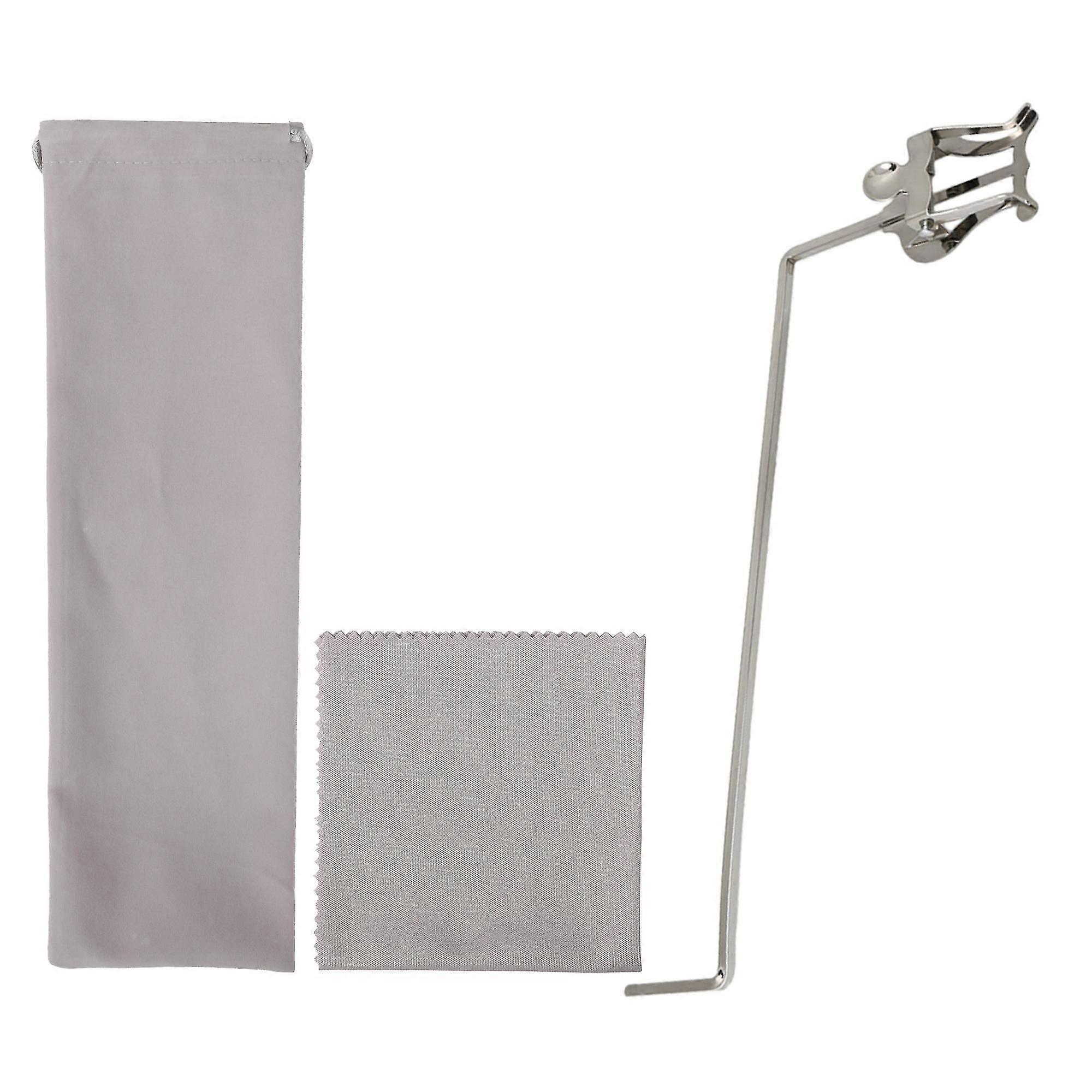 Silver Baritone Marching Lyre 3/4 Vertical Keys Music Sheet Clip