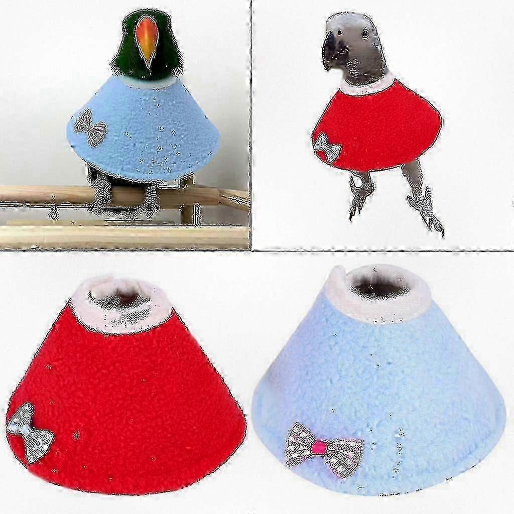 Parrot Recovery Cone Neck Protection Collar for Birds, Elizabethan Recovery Collar for Use with Certain Bird Brands