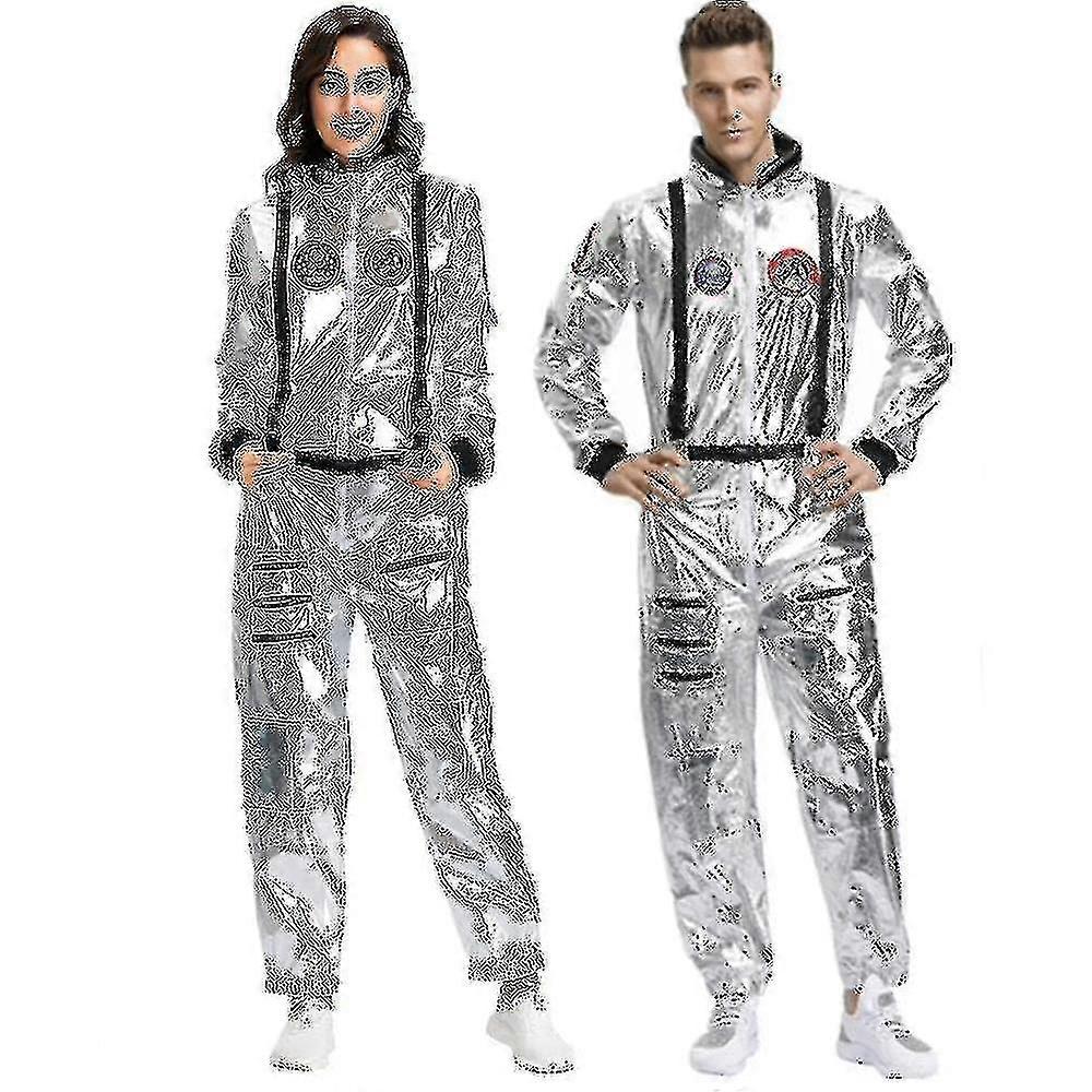 Space-Themed Couples Jumpsuit for Carnival Role Play