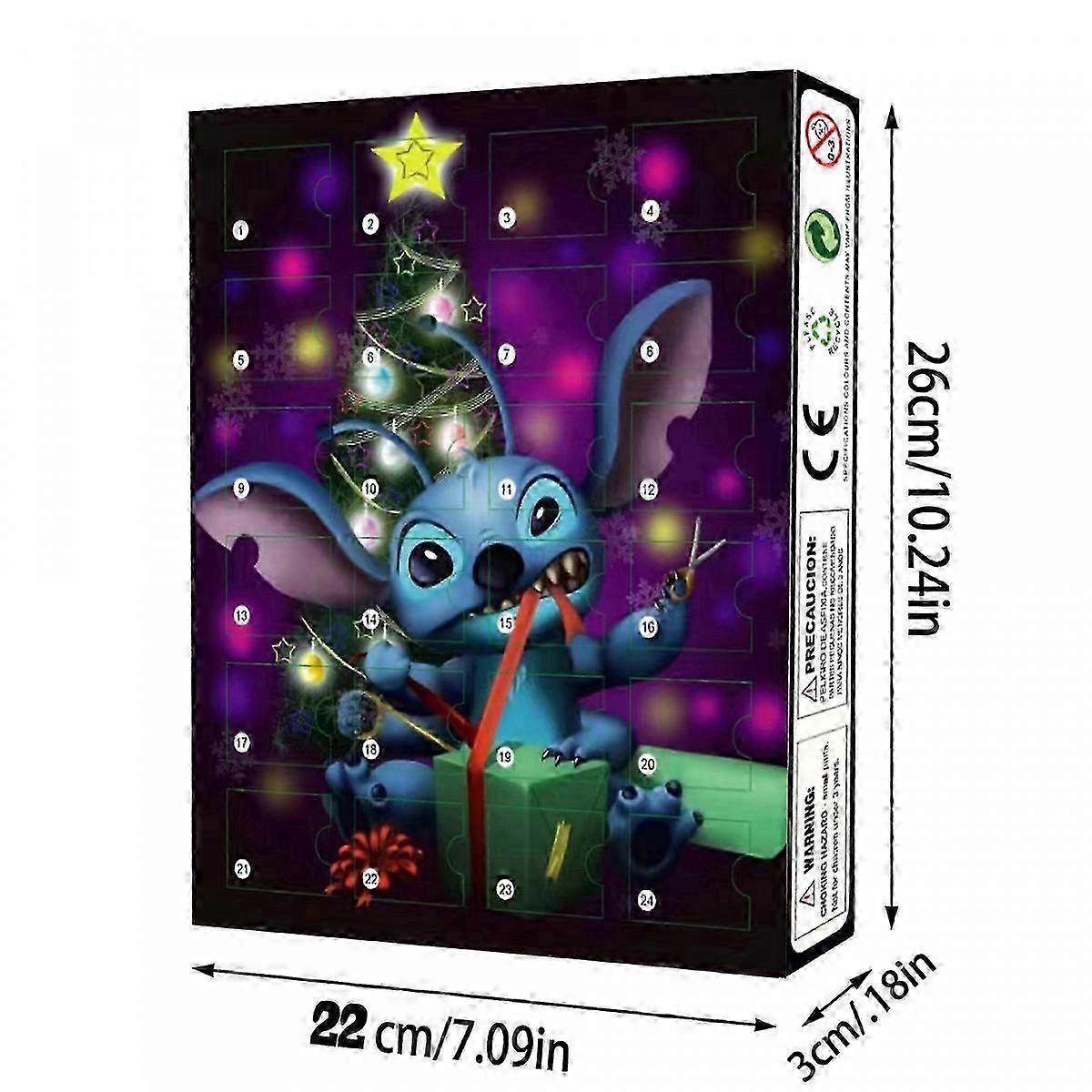 Stitch Themed Advent Calendar 2025 with 24 Countdown Gifts