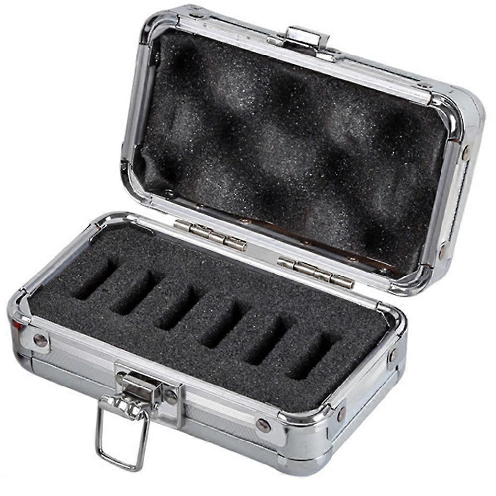Telescope Filter Storage Box Aluminum Made with Sponge Protective Layer for 6pcs Filters
