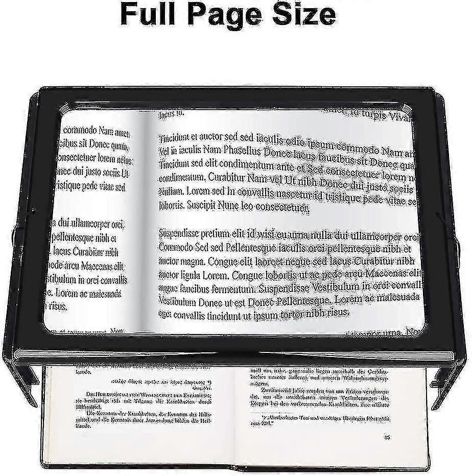 Loupe 3x avec éclairage pour la lecture