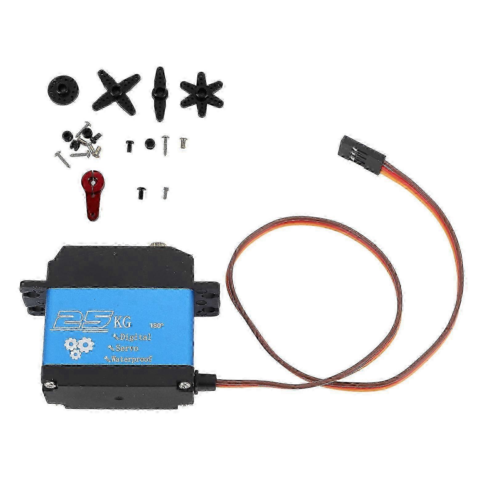 25kg RC Accurate Positioning High Torsion Output Metal Gear Servo for Robots Automation Equipment DC4.8‑7.2V 2025