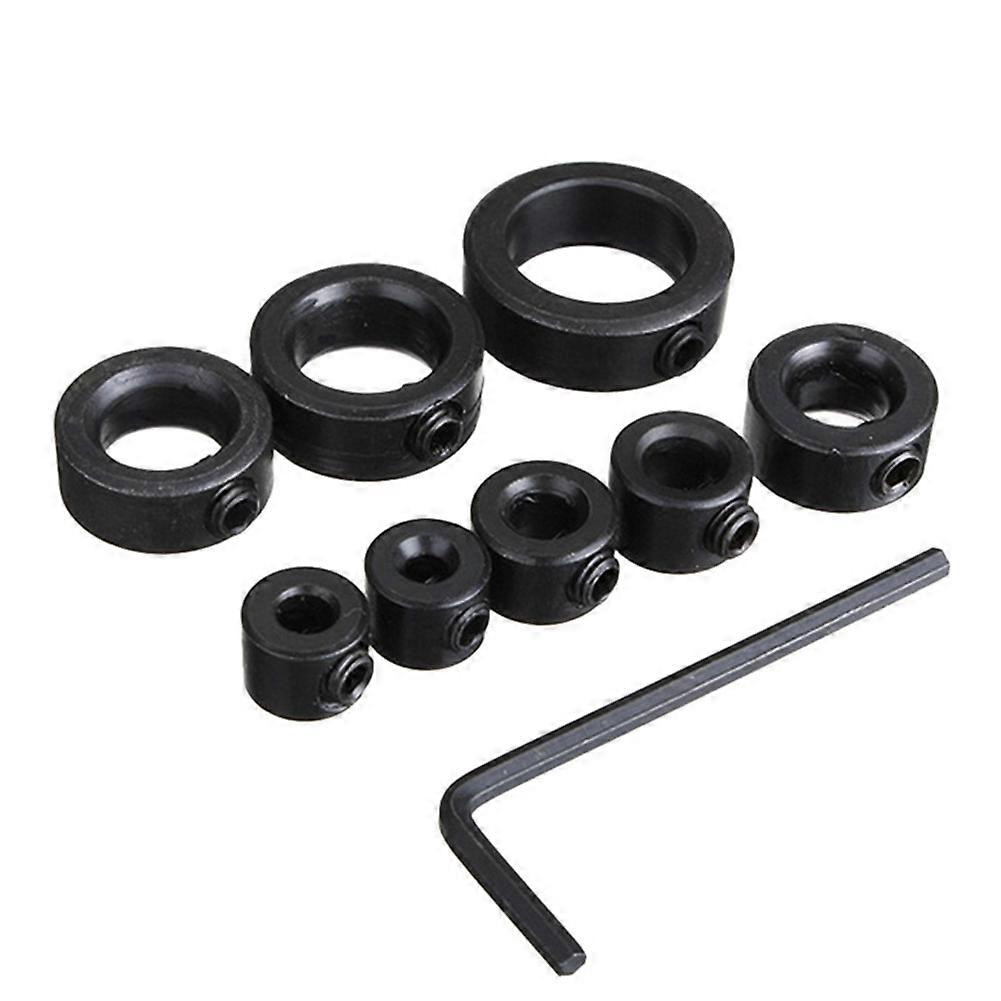 Drill Stop Bit Collar Set 3-16mm with Hex Wrench Bit Limit Ring Twist Drill Positioning Ring Tool Accessories