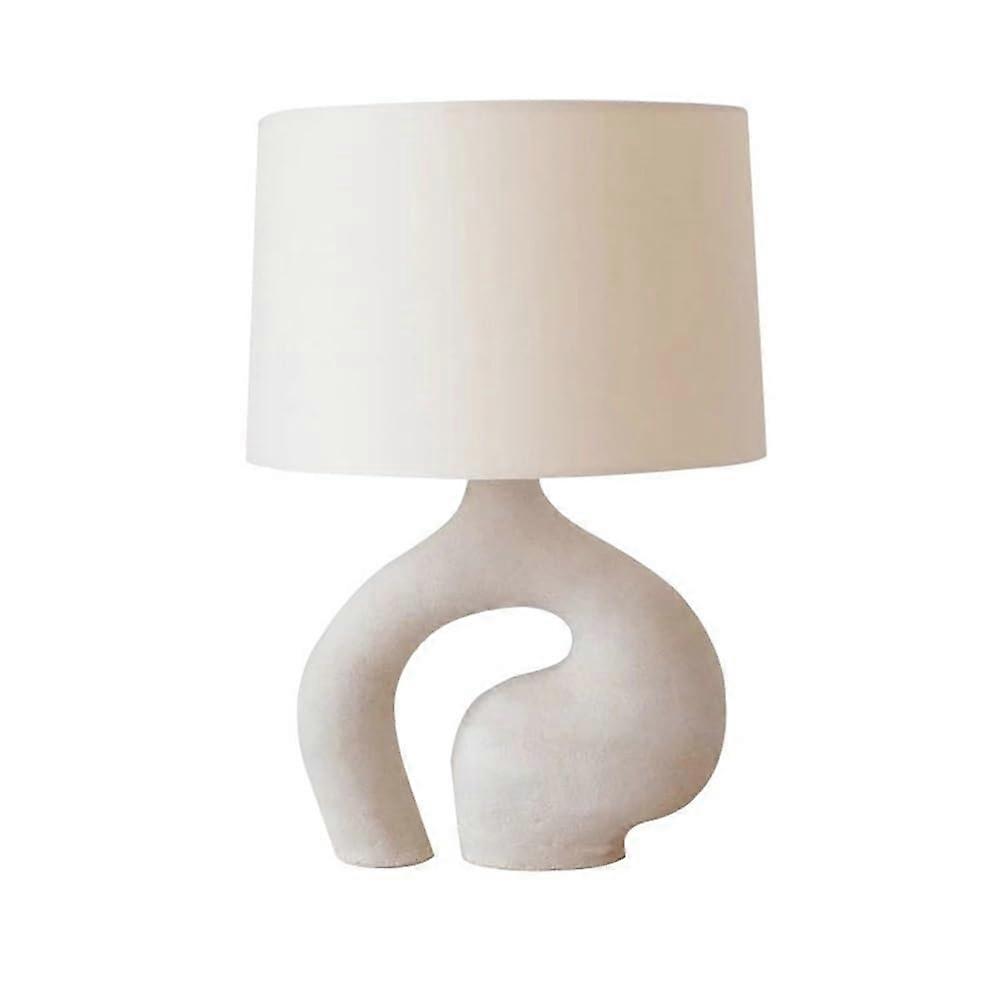 Table Lamp Bedside Lamp Simple Fabric Lampshade Nightstand Lamp Decorative