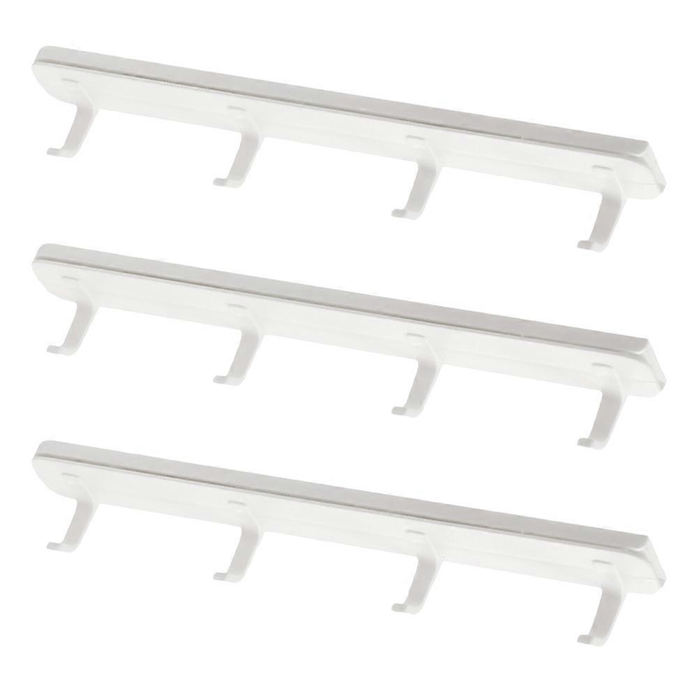 3Pcs Wall Mount Hat Rack Sliding Storage Hooks Extendable Pull Out Clothes Rack Full Extension Slides Closet Organizers