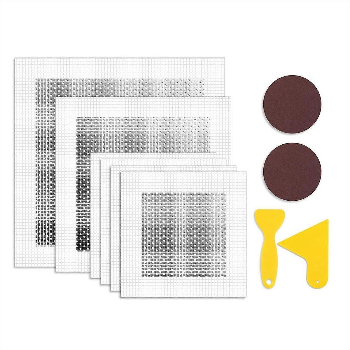 6PCS Wall Patch Kit, 4/6/8Inch Dry Wall Hole Repair Patch Metal Patch