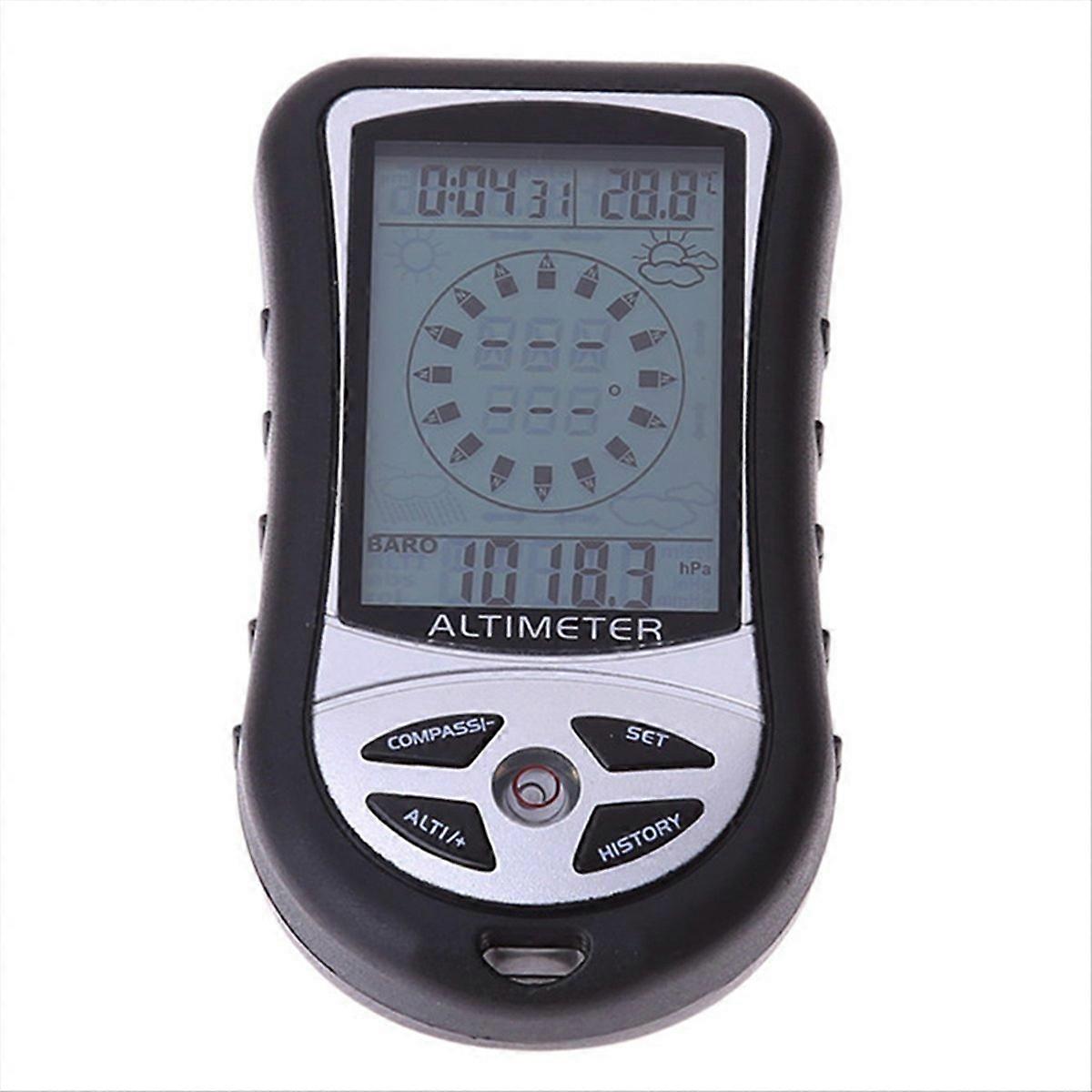 8-in-1 Altitude Meter Altitude Barometer for Mountain Climbing
