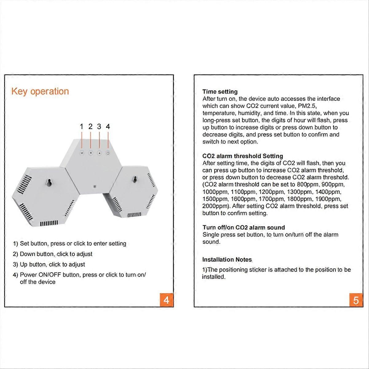 Luftqualitätsdetektor-Monitor Innentester Kohlendioxidsensor