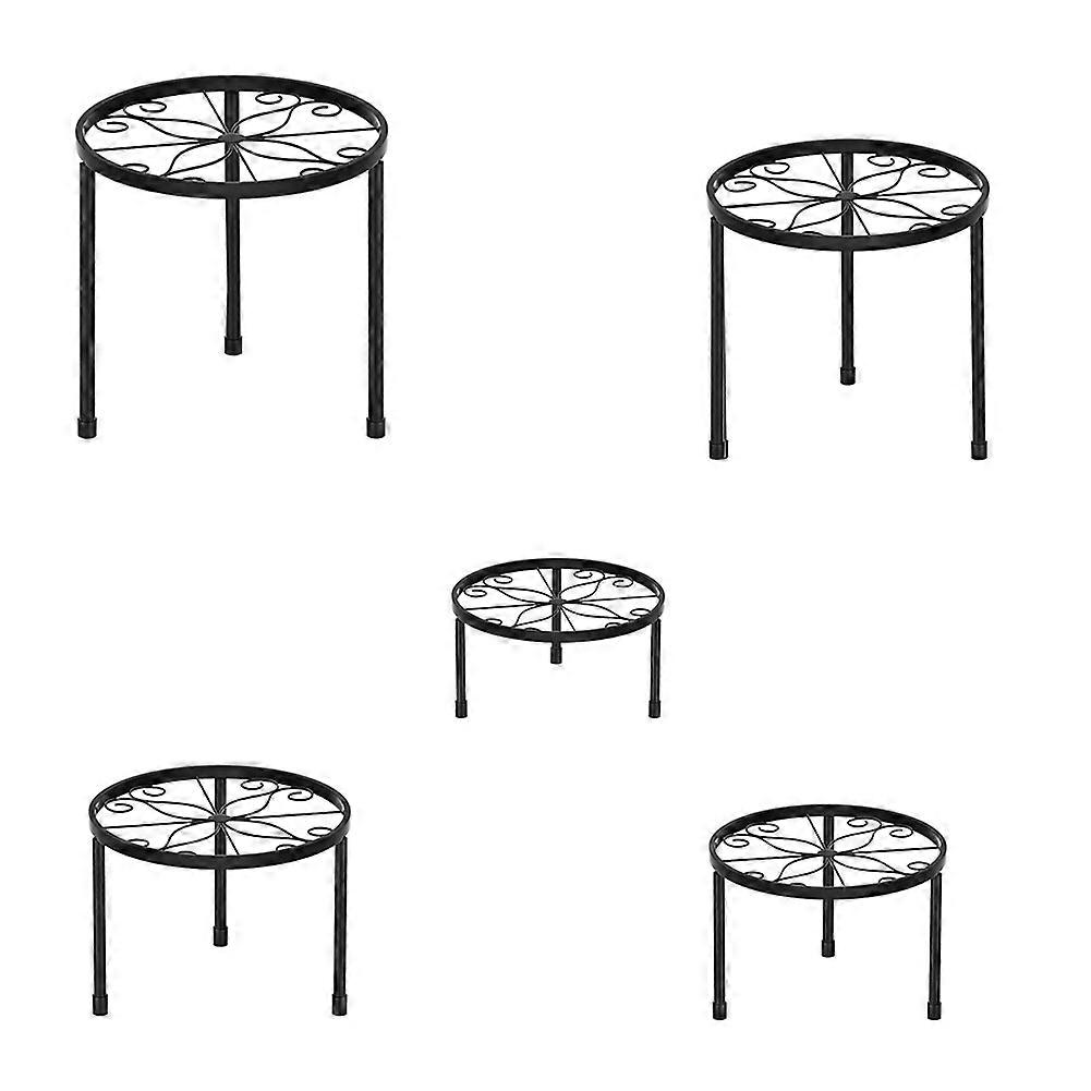 5Pack Supporti per piante in metallo per esterni al coperto, supporto per vasi di fiori