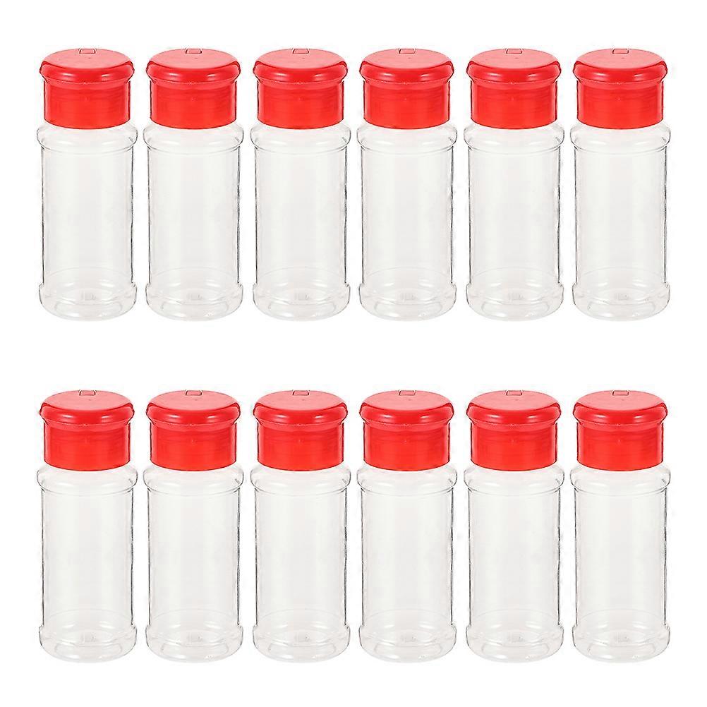 Seasoning Container Plastic Spice Bottles Kitchen Use 24 Count