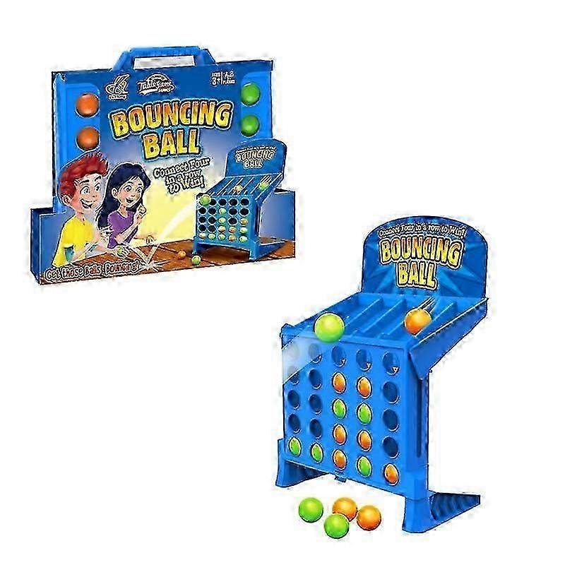 Bouncing Linking Shots Educational Toys 4 Line Shots Game Puzzle Toys For Children