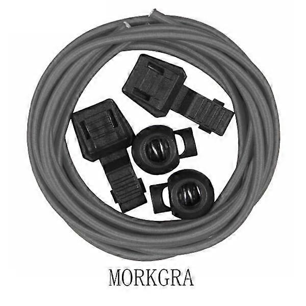 Elastic Shoelaces (Including Drawstring) Length: 100cm Dark Grey