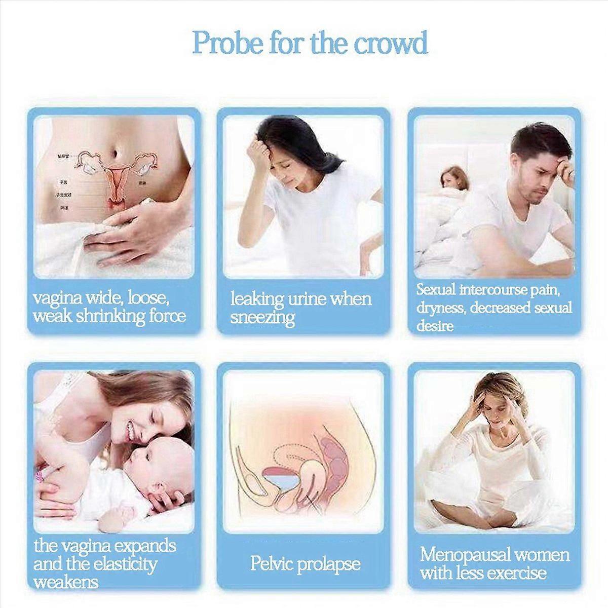 Vaginal Probe Electrodes for Pelvic Floor Exerciser Incontinence