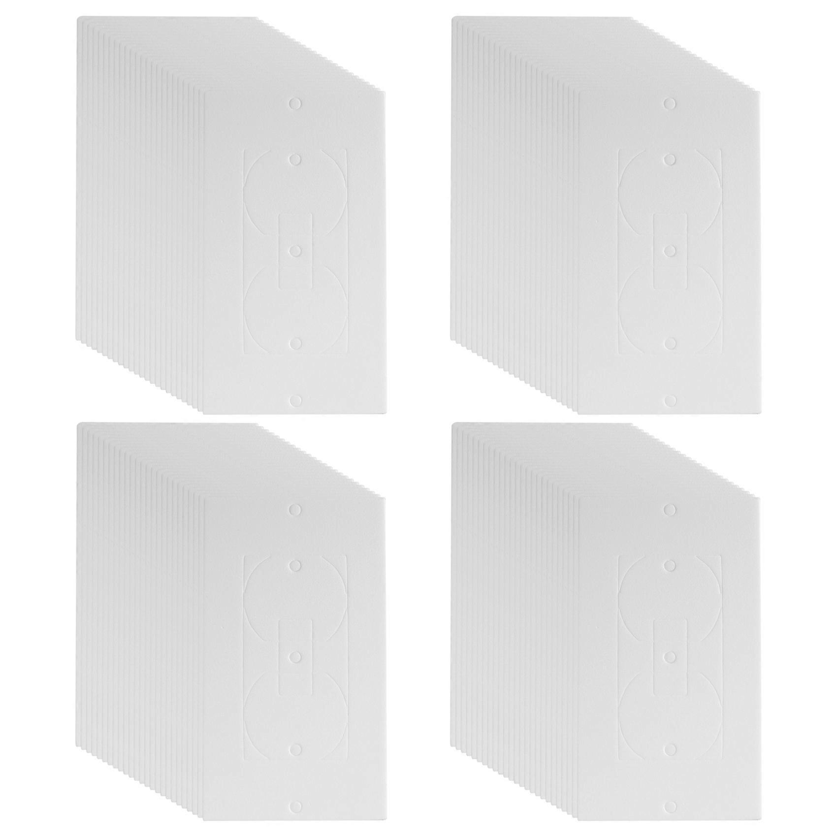 100Pc Electrical Outlet Insulation Pad, for Wall, Switch Socket Cover